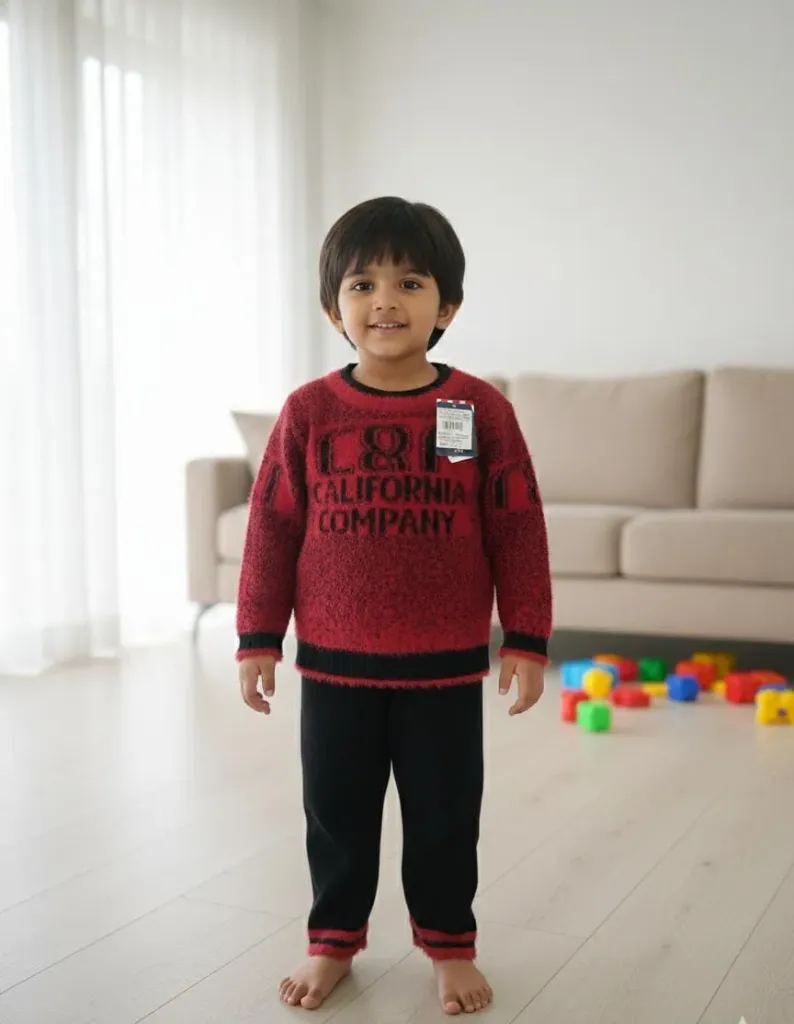 MARRIE KIDS SWEATER SET (SKY BLUE)