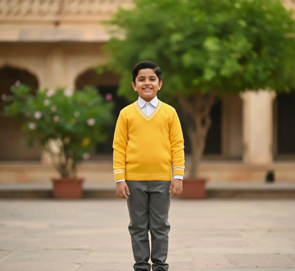 KIDS SWEATER (YELLOW, 24)